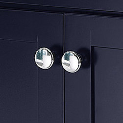 Chrome Modern Knob and Pull - Bathroom Vanities And Sink Consoles