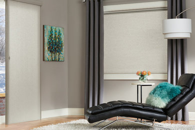 Transitional bedroom photo