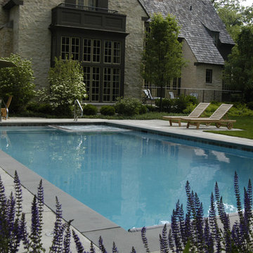 Glencoe, IL Swimming Pool with Interior Spa