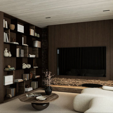 Japandi style kitchen