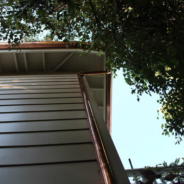 Seamless Copper Rain Gutters in Los Angeles
