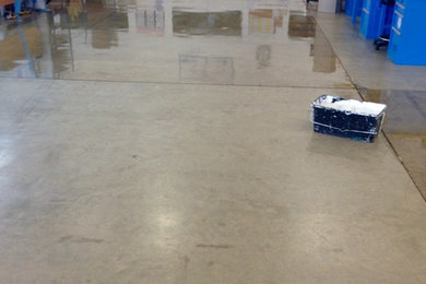 Commercial floor painting