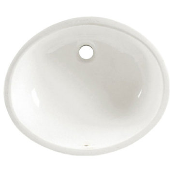 American Standard 0495.221 Ovalyn 15" Undermount Porcelain - White