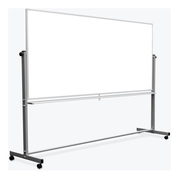 Luxor Mobile 96"W x 40"H Dry Erase Double-Sided Magnetic Whiteboard