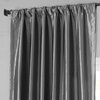 Platinum FauxSilk Taffeta Curtain Single Panel, 50"x108"