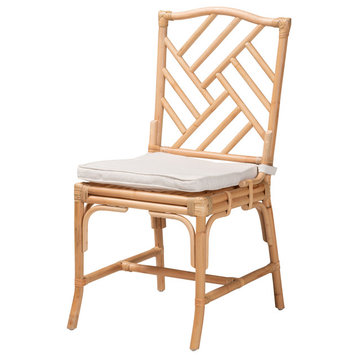 Scarlet Natural Rattan Dining Chair