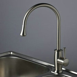 Nickel Brushed Single Handle Kitchen Tap T1702S - Kitchen Faucets