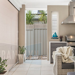 Motorised Outdoor Blinds - Outdoor Cooking
