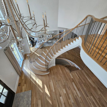 Project #116 | Elegant Curved Staircase