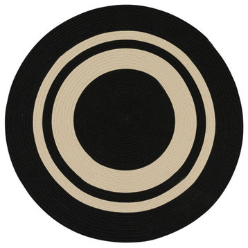 Coronado Round Rug, Black Sapphire 7'