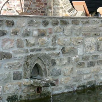 Village House pond water feature
