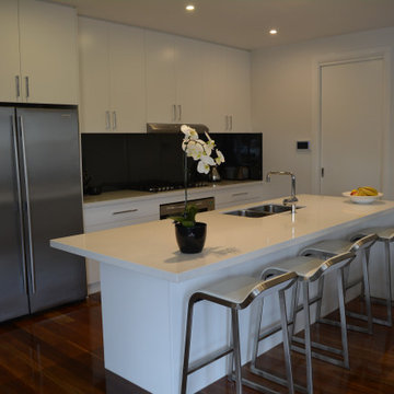 Galley Style Kitchen with Pantry