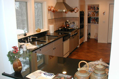 Kitchen - contemporary kitchen idea in Boston