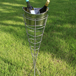 Champagne bucket stand - Game Room And Bar Decor