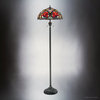 Luxury Tuscan Tiffany Floor Lamp, Vintage Bronze, UQL7161