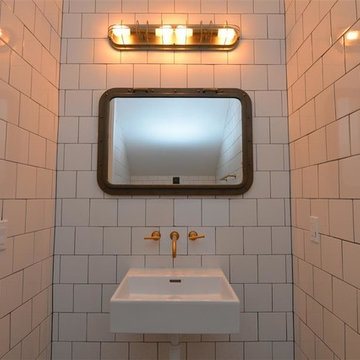 Industrial Farmhouse Half Bath