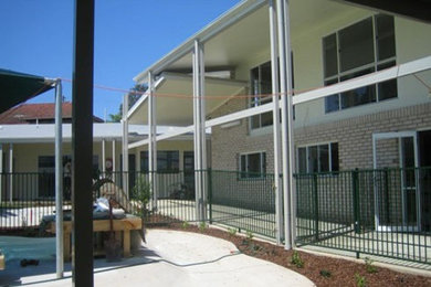 Photo of an industrial home design in Brisbane.