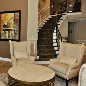 Living Room + Foyer | Laguna Hills Luxury