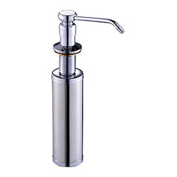 Chrome Finish Soap Dispenser for Kitchen Sink - Bathroom Accessories