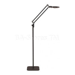 Link Contemporary Floor Lamp in Black - Floor Lamps