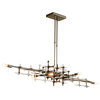 Hubbardton Forge 136385-1014 Grid Pendant in Natural Iron