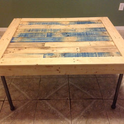 Reclaimed Modern Rustic Pallet Coffee Table - Coffee Tables