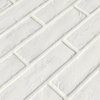 Capella White Brick 2x10 Matte Porcelain Tile, 51.5 Sft