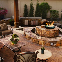 Backyard landscaping