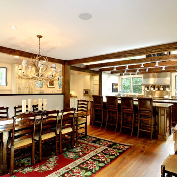 Dream Cabin | Dining Room & Back of Kitchen Counter| Zoltan Design Co.