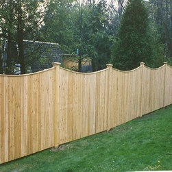 Solid Board Cedar Fence - Products