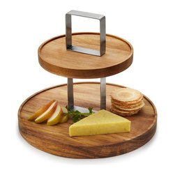Salt & Pepper Fromage Serving Stand 2 Tier - Serving Dishes & Platters