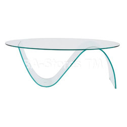 Pandora Clear Glass Coffee Table - Coffee Tables
