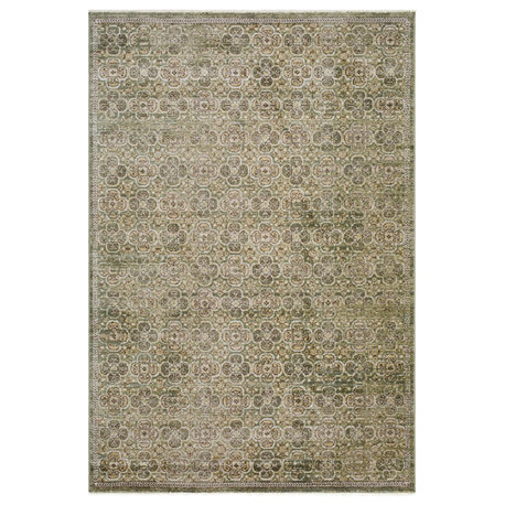 Galey Alix x Livabliss Myrtle Avenue GAMY-2301 Area Rug, Taupe, 7'10" x 10'2"