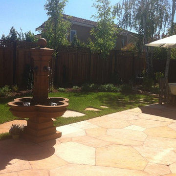 Private garden from Lawn Reduction
