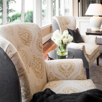 Neutral Elegant Living & Dining Room