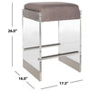 Safavieh Couture Piper Acrylic Counter Stool Grey