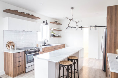 Minimalist kitchen photo in Other