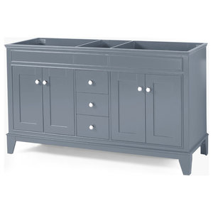 Gina Contemporary 48 Wood Bathroom Vanity Counter Top Not Included Transitional Bathroom Vanities And Sink Consoles By Gdfstudio