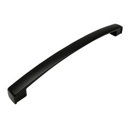 Cosmas - Cosmas 616-192FB Flat Black Subtle Arch Cabinet Pull - Cabinet And Drawer Handle Pulls