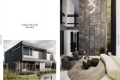Example of a danish home design design in Edmonton