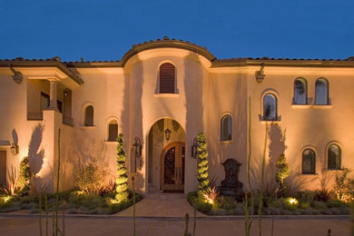 Tuscan home design photo in Sacramento