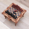 Novica Handmade Kingdom Wars Wood Chess Set
