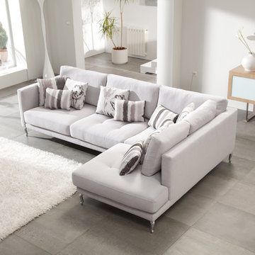 Opera Modern Sectional Sofa by Famaliving California