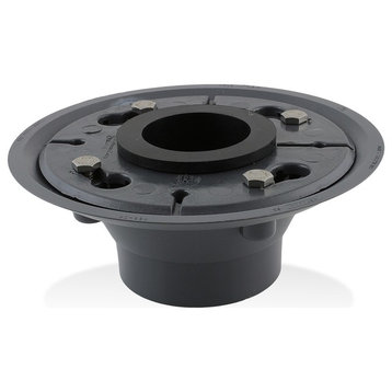 PVC Drain Base with Rubber Seal