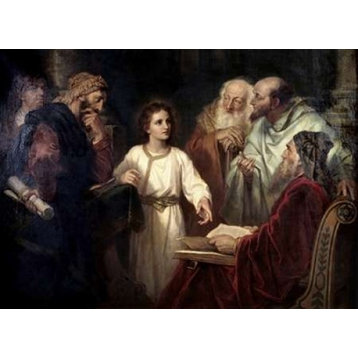 Christ in the Temple at 12 Print