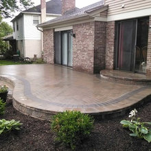 raised pavers patio