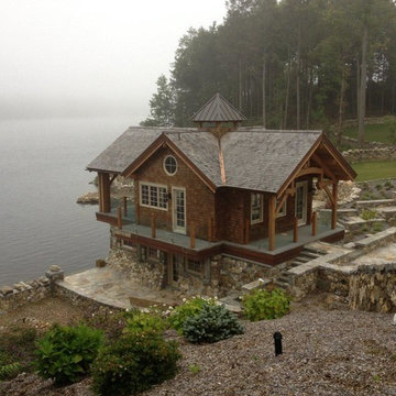 Classic New England Boathouse