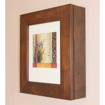 Wall-Mount Picture Perfect Medicine Cabinet, Caramel