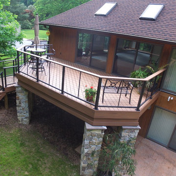 Composite Deck/Cable Rail/Stonework