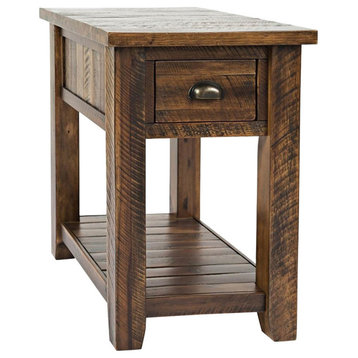 Artisan's Craft Chairside Table, Dakota Oak